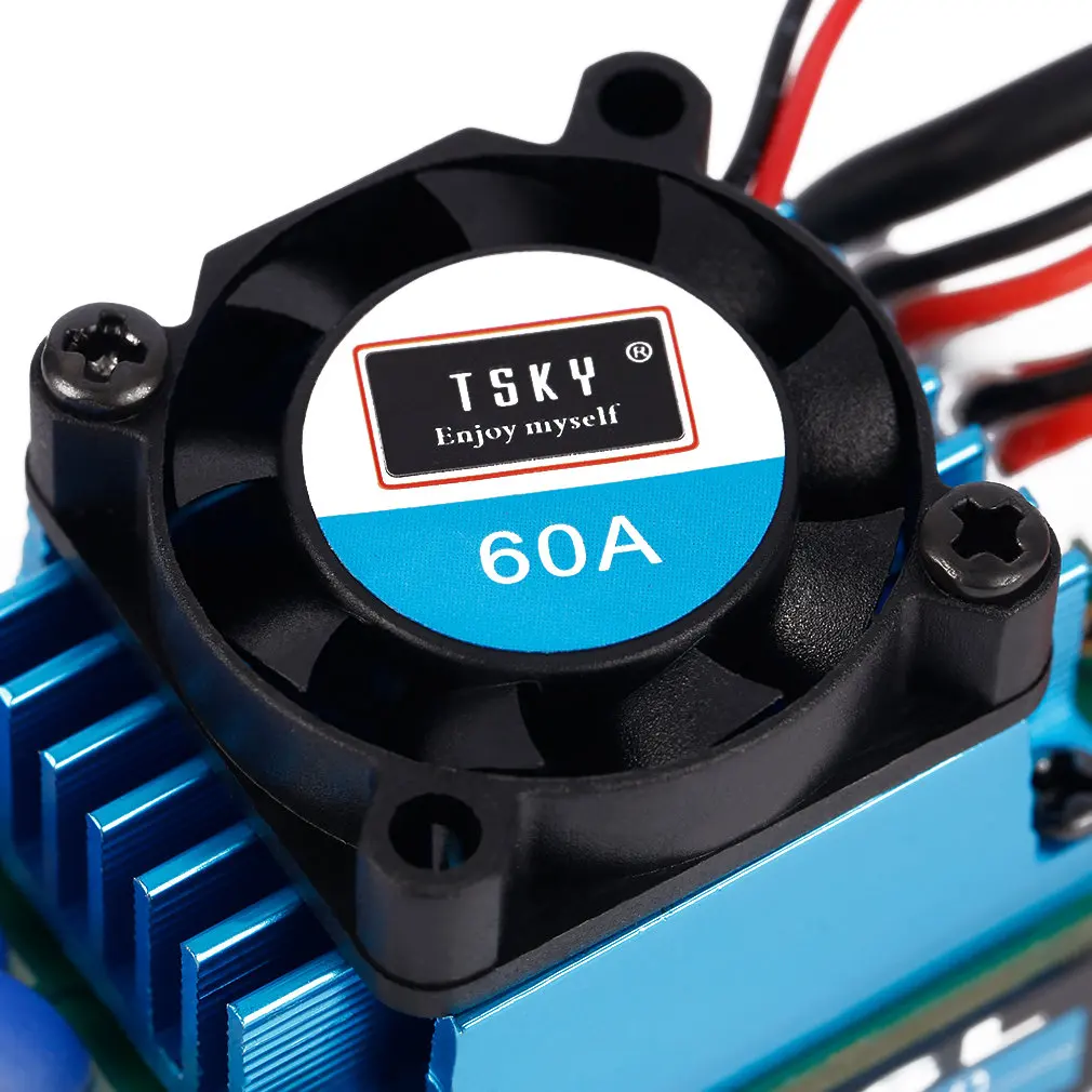2018 новый стиль HSP 1/10 гоночный 60A SL ESC бесщеточный Электрический регулятор скорости