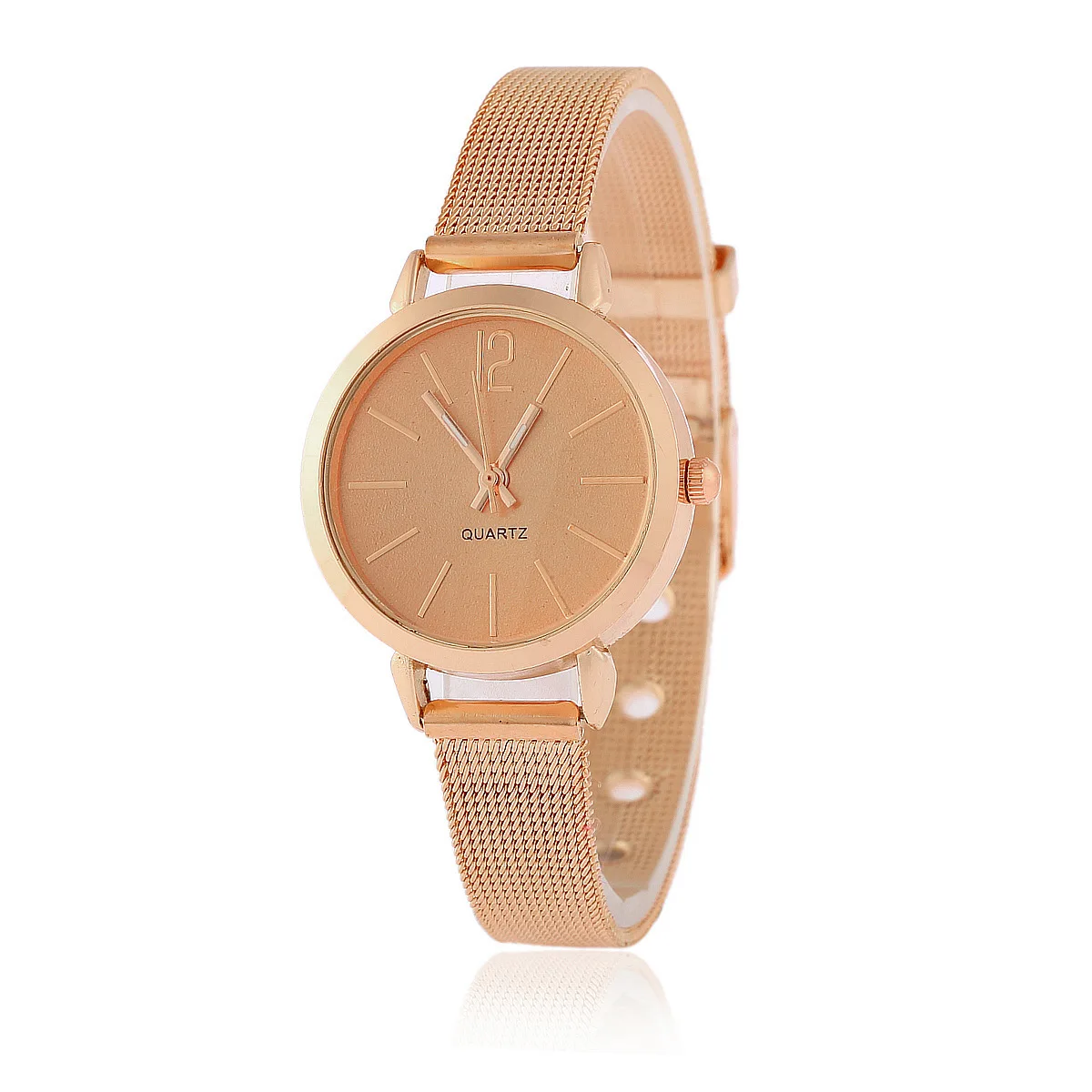 Модные женские часы изысканные розовое золото из нержавеющей стали кварцевые часы женские часы браслет Relogio Feminino reloj mujer Часы