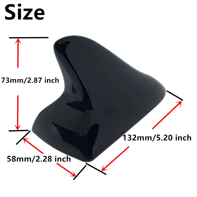 For Toyota Camry Shark Fin Decoration Antenna Car Aerial Roof Accessories White Red Silver Black