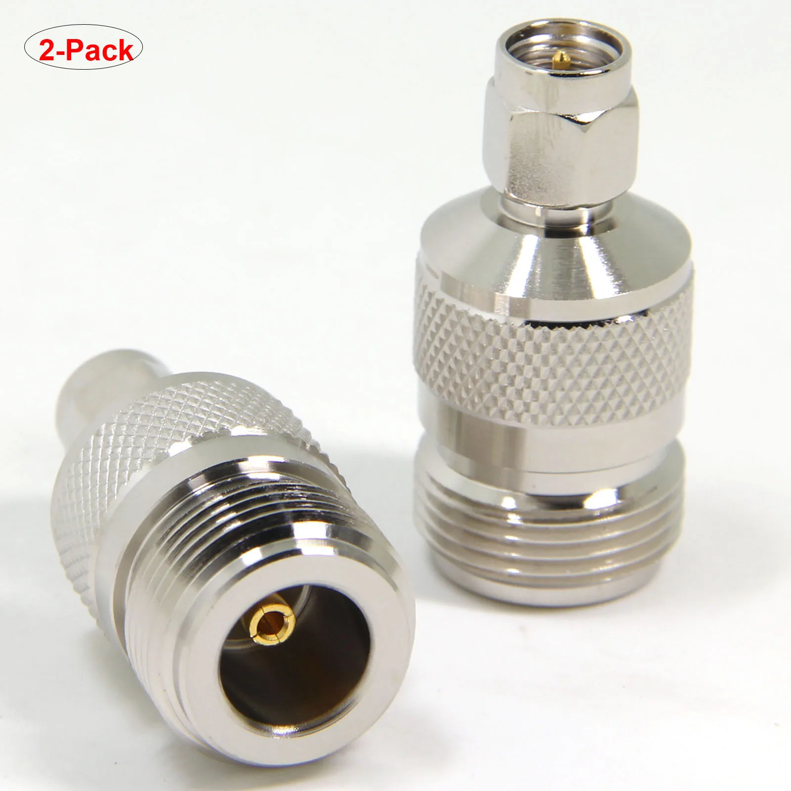 2 Pack SMA Male to N Type Female Antenna Cable Adapter Connector for