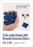TSAI для взрослых пальцы самостоятельно силовой тренажер тяжелое натяжение запястья удлинение руки мастер тренировка фитнес-оборудование Синий Прямая
