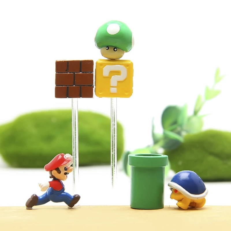 Mini Super Mario Bros Figure Mario Bullet Mushroom Tortoise mario bros yoshi juguets PVC Action Figure Model Toy DIY Decor Gift Mini Super Mario Bros Figure Mario Bullet Mushroom Tortoise mario bros yoshi juguets PVC Action Figure Model Toy DIY Decor Gift