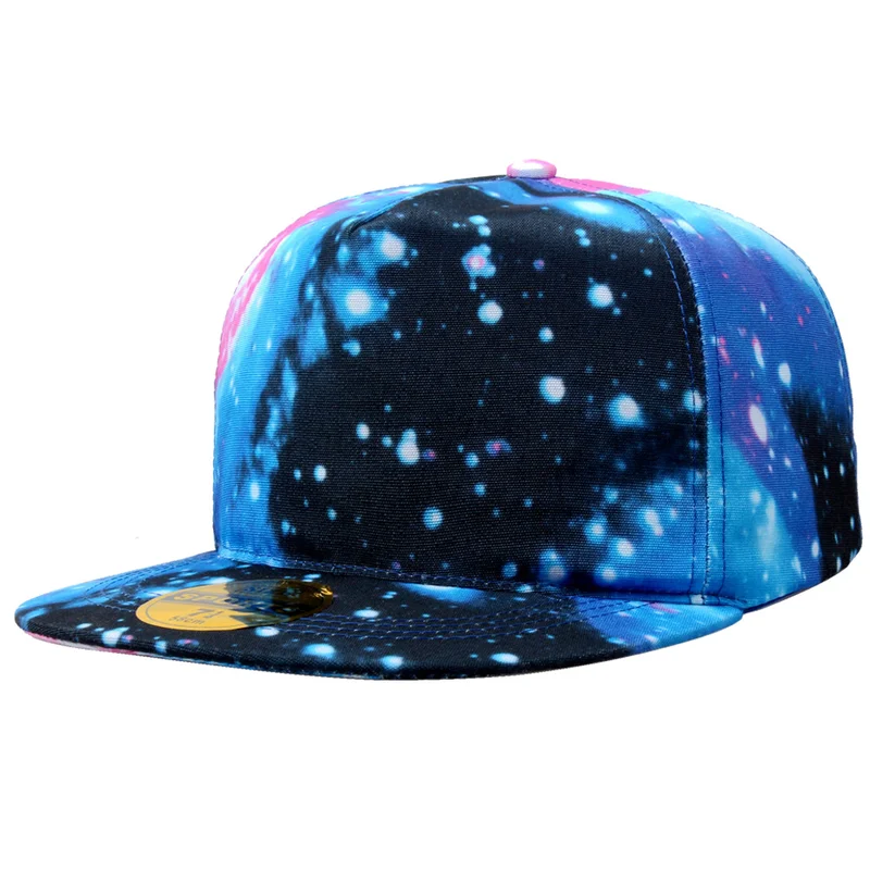 

Cool Starry Baseball Cap Adjustable Casual Hats Hip Hop Fashion Caps Korean Version of The Flat Hat