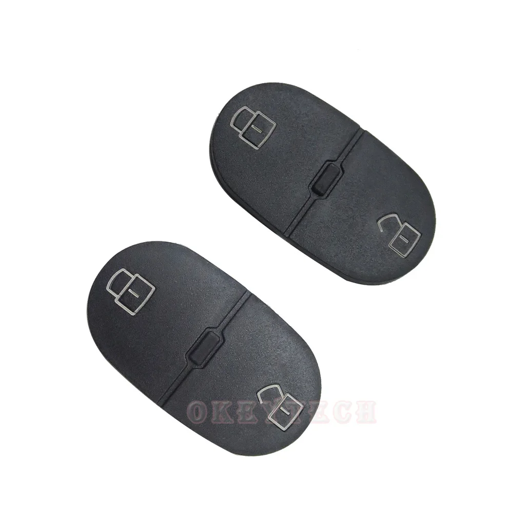 OkeyTech для Audi Key Pad 2/3 Кнопка Замена дистанционного ключа оболочка Брелок чехол ремонтные колодки для Audi A3 A4 A5 A6 A8 Q5 Q7 TT