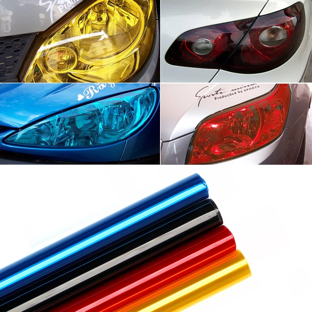 Protective Auto Light Film Exterior Accessories Car Styling 30cm x 200cm Car Stickers Tint Vinyl