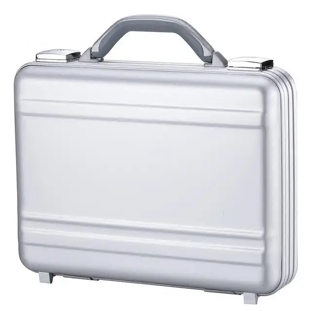 Męskie luksusowe metalowe teczki aluminiowe stop magnezu walizka podróżna TSA blokada aluminiowa