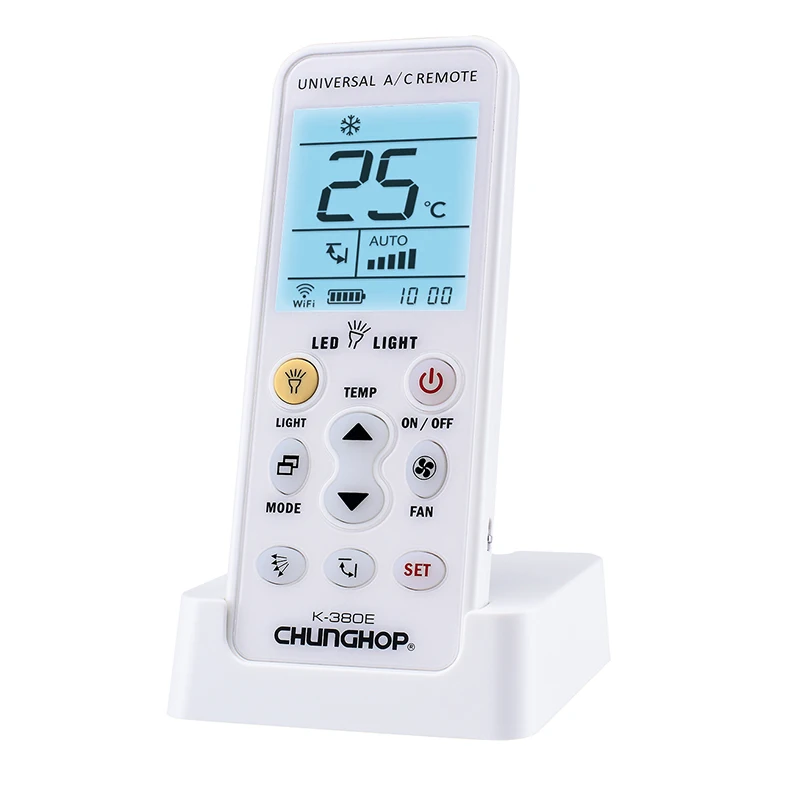

TOP CHUNGHOP WIFI Universal A/C controller Air Conditioner air conditioning remote control CHUNGHOP K-380EW(EU Plug)