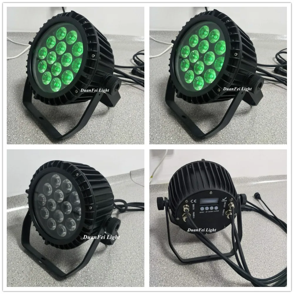 20 Лот 14х10вт led par light Водонепроницаемый светодиодный прожектор rgbw 4в1 высокий яркий