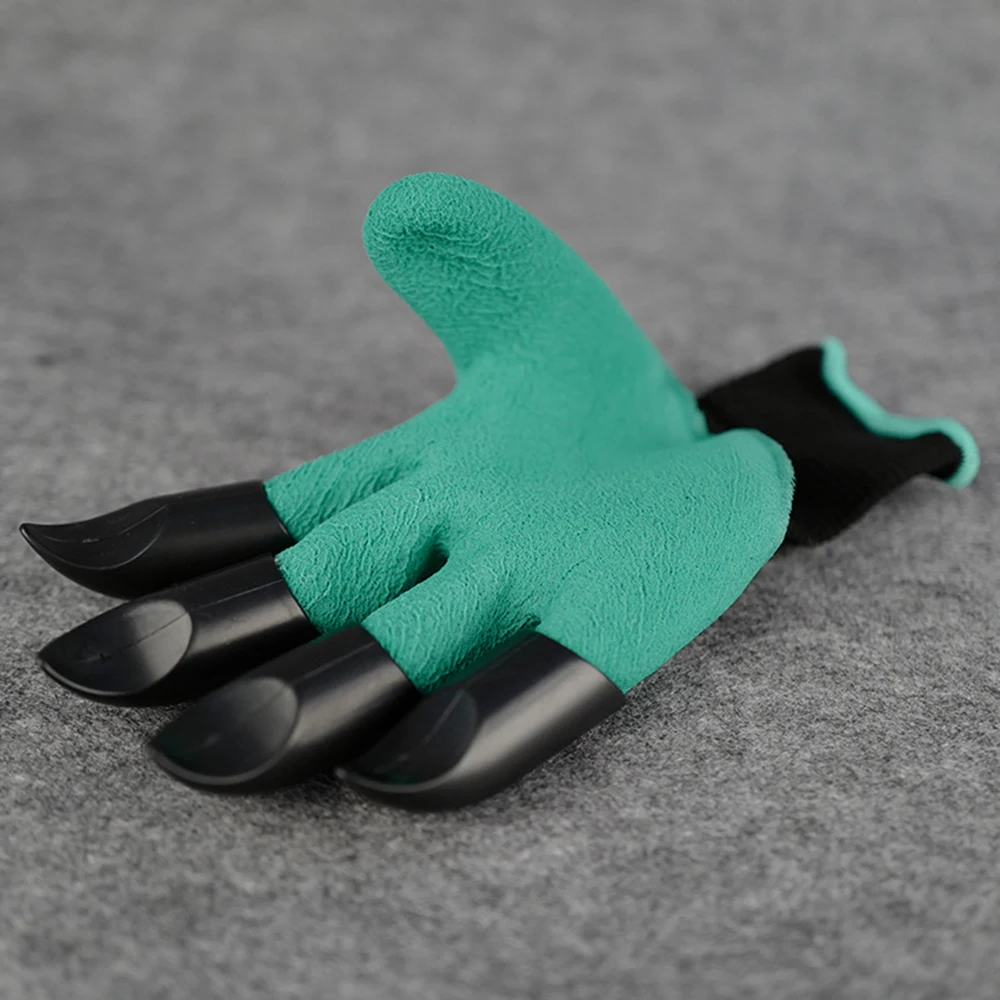 Садовые перчатки и 4 руки коготь ABS пластик резиновые перчатки Быстрый земляной завод водонепроницаемый изоляции дома жизни необходимые гаджеты