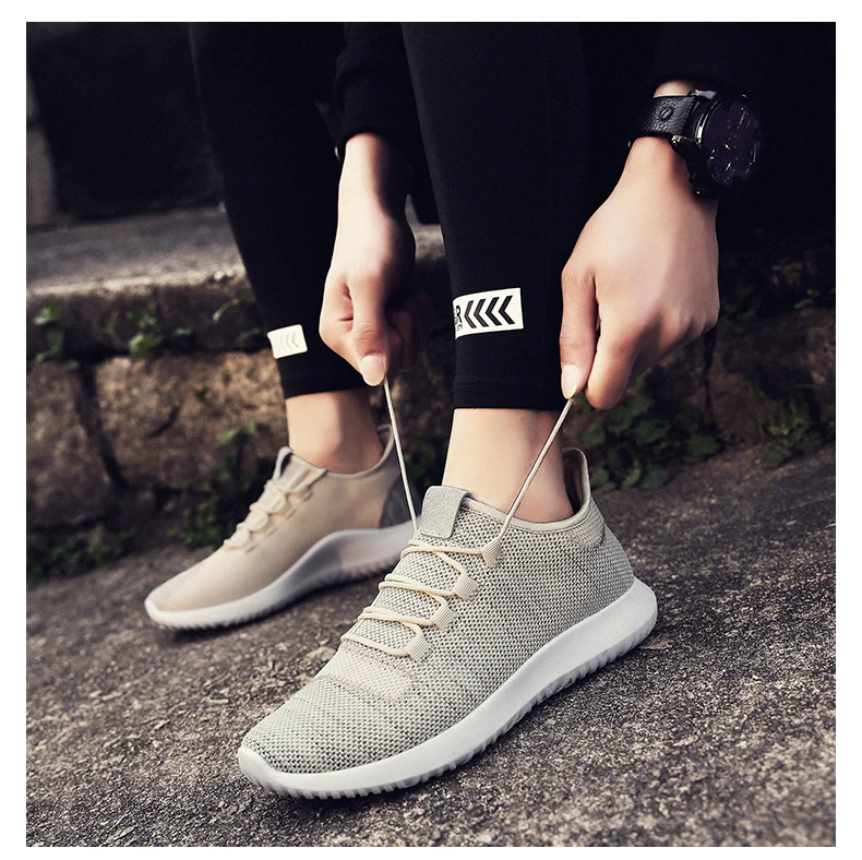 Socone Men Anti-slip Walking Shoes Light Weight Black Sneakers Summer Cool Breathable Relaxed Athletic Sport Shoes Men (11)