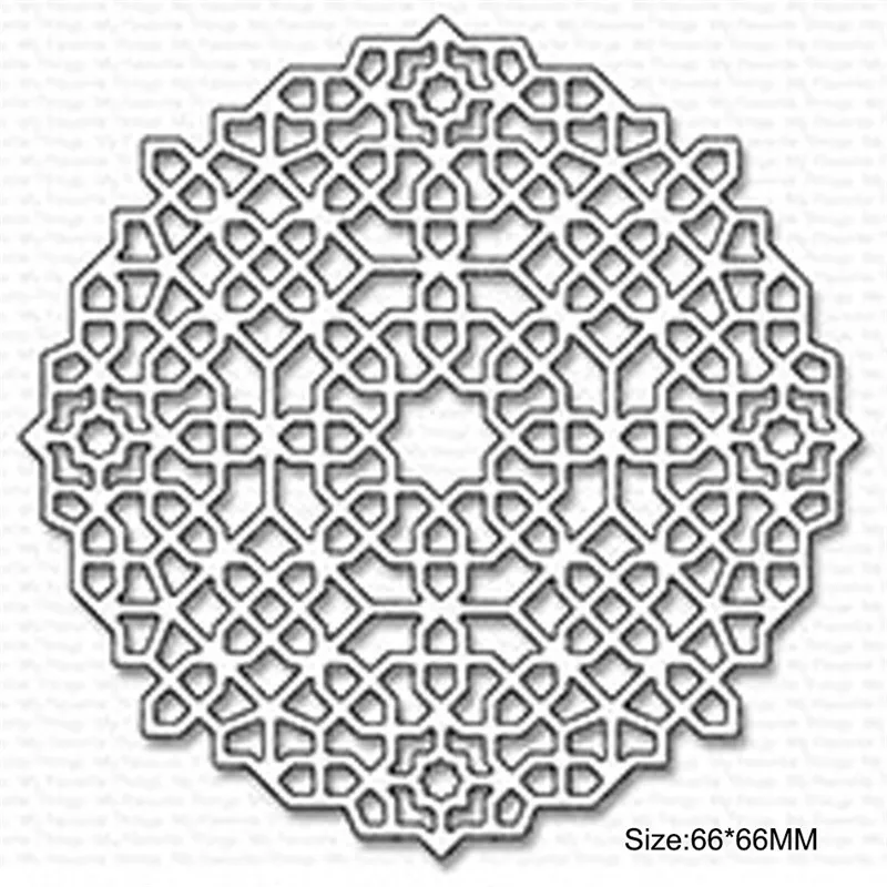 DiyArts цветок металла резки штампы Скрапбукинг Крафтовая окраска карты аблум цветок задний план Высечки 1 шт./лот 66*66 мм