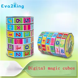 Eva2king Лидер продаж Математика цифровой Волшебные кубики обучающие игрушки для детей стороны Spinner игра-головоломка подарок детские игрушки
