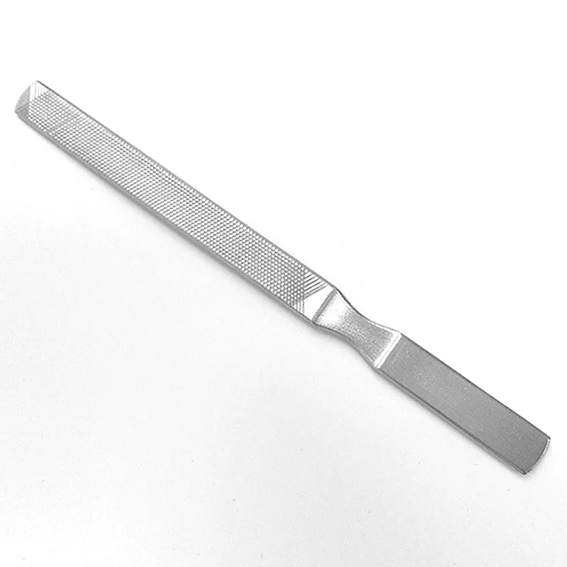 Профессиональный инструмент для ногтей из нержавеющей стали ELECOOL, 1 шт., длинный размер, высококачественная сталь, двухсторонний инструмент для дизайна ногтей