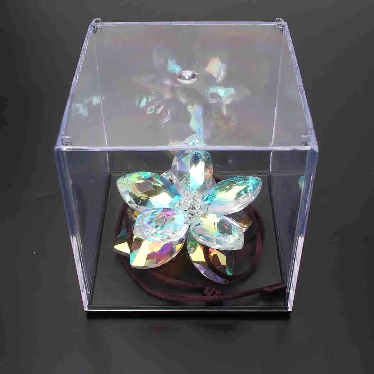 

New Clear Acrylic Plastic Display Box Case Dustproof Tray Protection Cube 3.9"/10cm Children Kids Block Toys