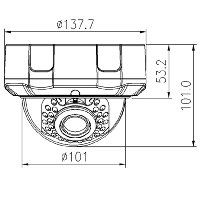 SSICON 4x Zoom 2,8-12 мм объектив варифокальный Купол 4MP камера AHD IR расстояние 30 М Металлическая Антивандальная домашняя камера видеонаблюдения