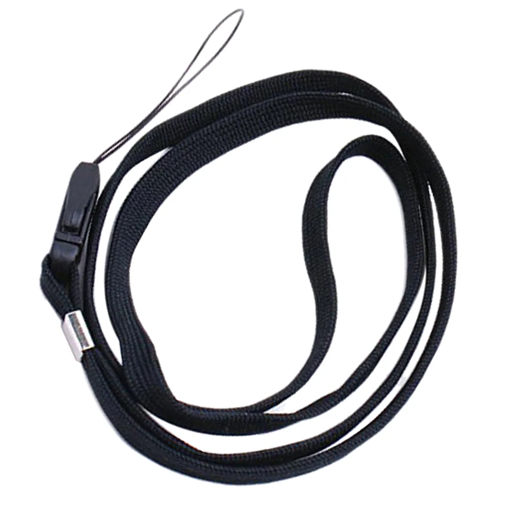 Black Neck Straps Lanyards For Camera Cell Phone MP3 ID Card PDA USB Memory Sticker Badge