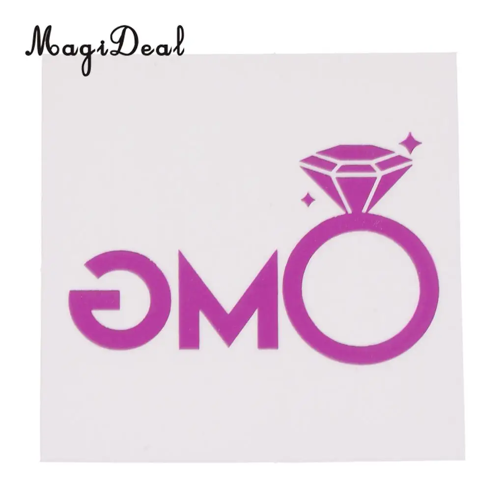 MagiDeal 10Pcs/Lot Purple Team Bride Tribe Temporary Tattoos Wedding Sticker Hens Night Party Decoration Hands Sticker