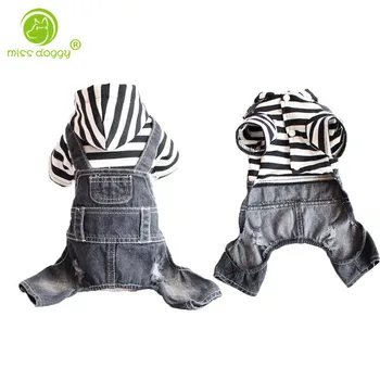 

Creative New Fake Two Pieces Dog Jumpsuit Rompers Clothes Spring Autumn Walking Traveling Pet Dog Coat Jackets (XS-2XL) 10A