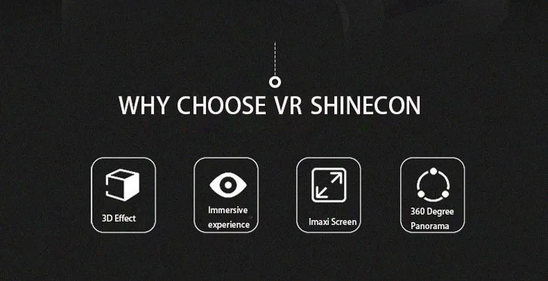 VR Shinecon 6,0 Виртуальная реальность 3D очки картонный шлем для 4,3-6,0 дюймового смартфона с беспроводным контроллером
