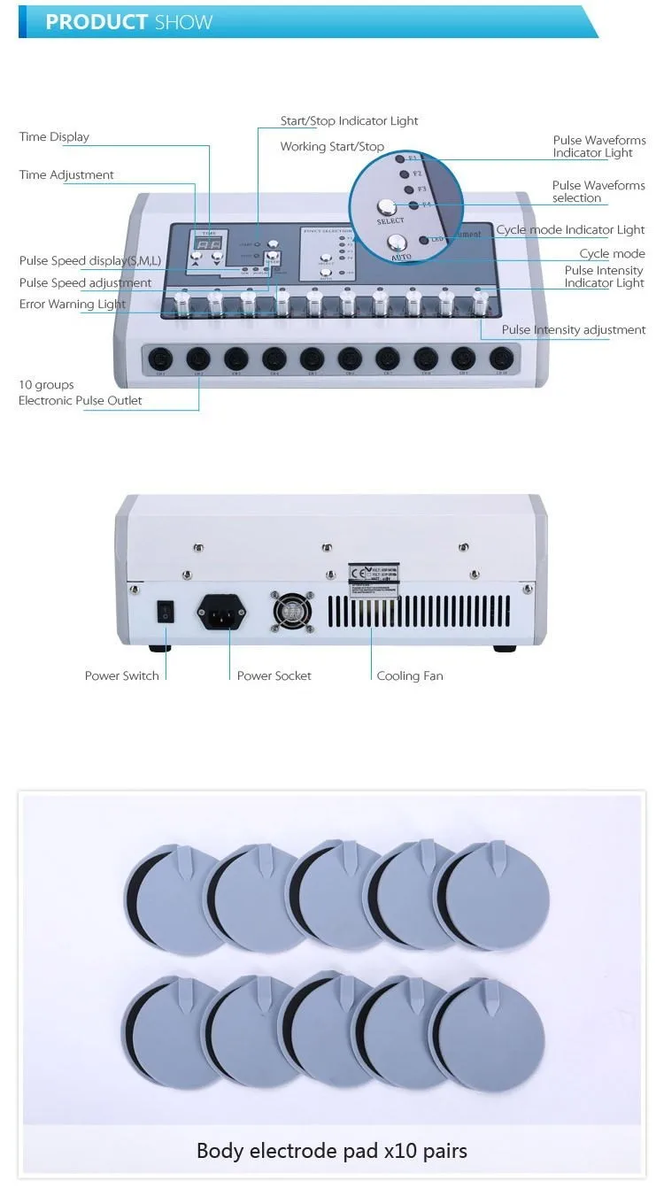S871 машина для снижения веса ems стимулятор мышц электростимулятор машина для российской волны ems Электрический массажер для мышечного стимулятора
