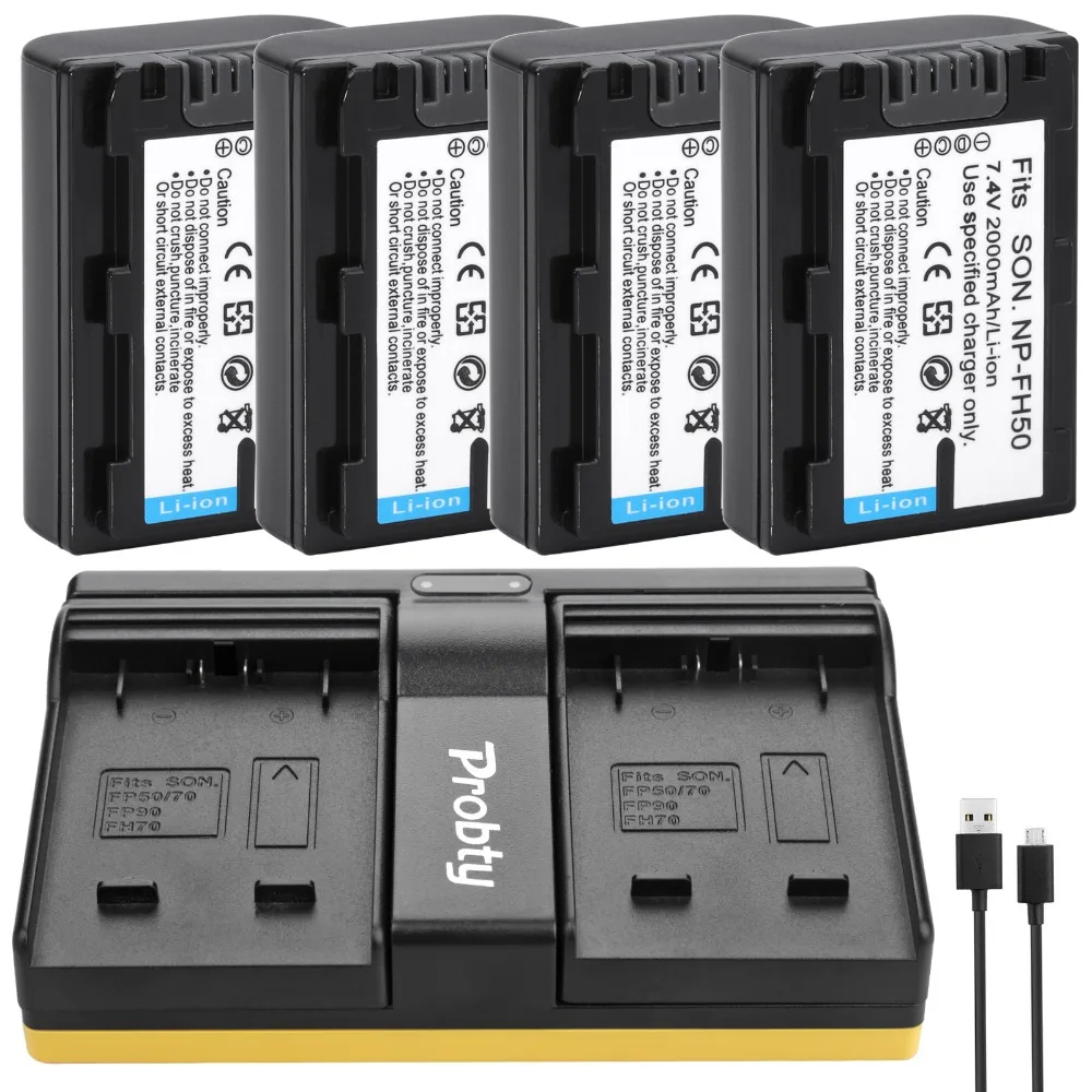 

NP-FH50 Battery + Charger For Sony NP-FH40 DSC-HX1 HX100V DSLR A230 A330 DCR-SR42 DCR-SR60 DCR- SR62 DCR-SR80 DCR-SR82