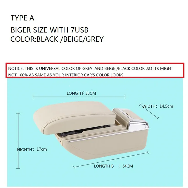 STOWING TIDYLING ڵ Ÿϸ  ۷ ڽ CENTROL ARMREST STORAGE BOX box BYD F3 F3R CENTROL ARMREST box մϴ.