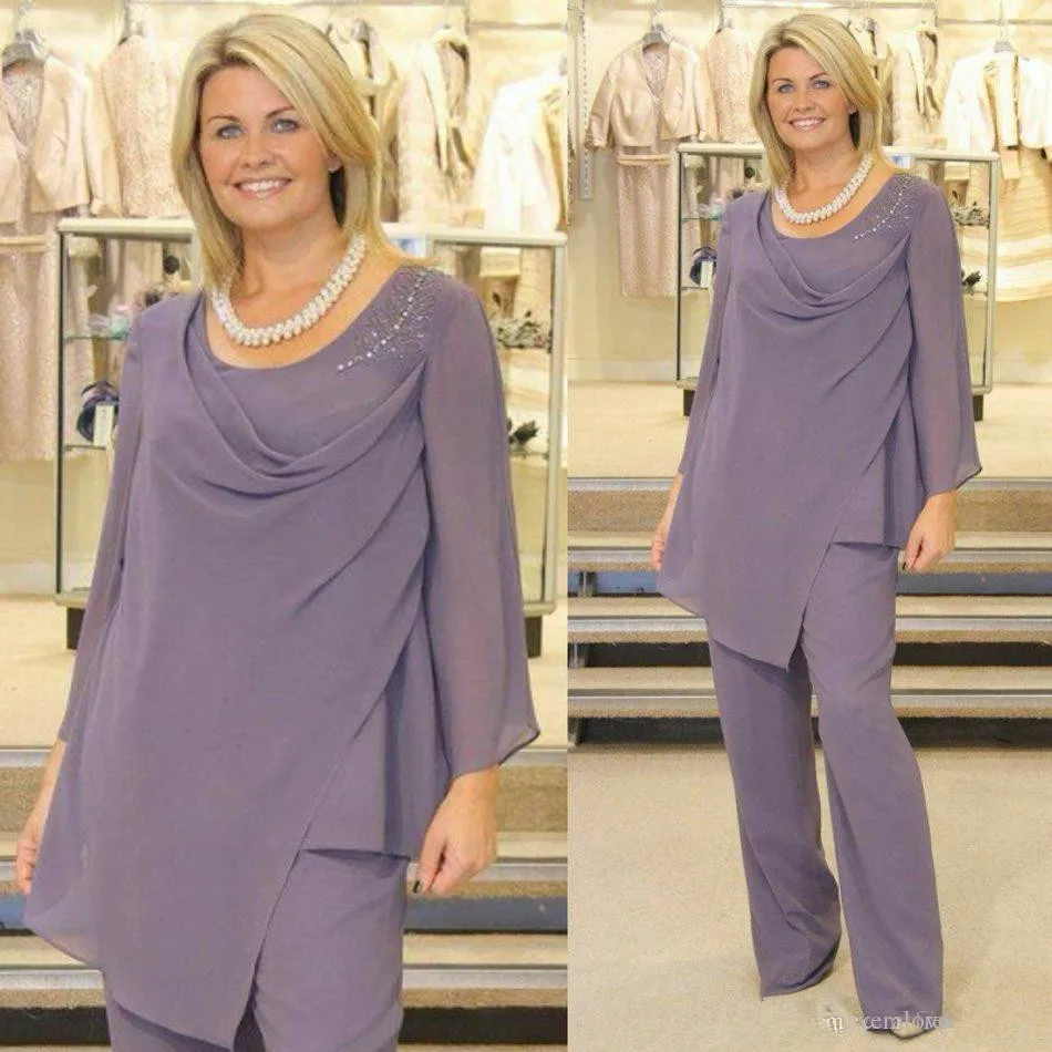 

farsali Mother Of The Bride dresses Pant Suits Long Sleeve Plus robe de soiree Evening gown Weddings Cheap vestido de madri