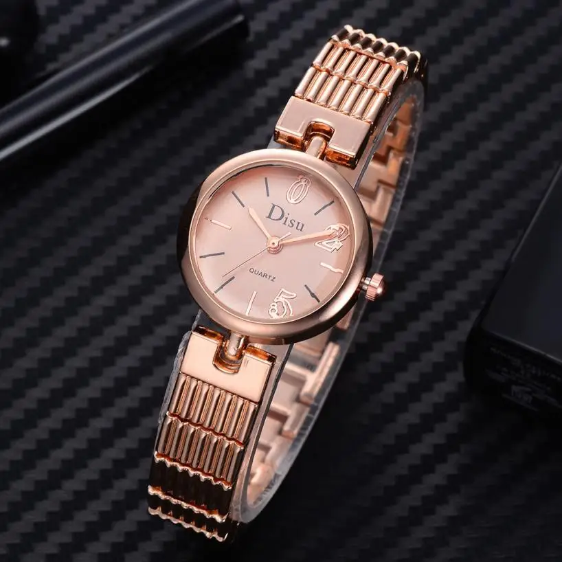 

Quartz Wristwatches Reloj Mujer Alloy Buckle Luxury Watch Fashion Ladies Rhinestone Bracelet Watches Women 18JAN19