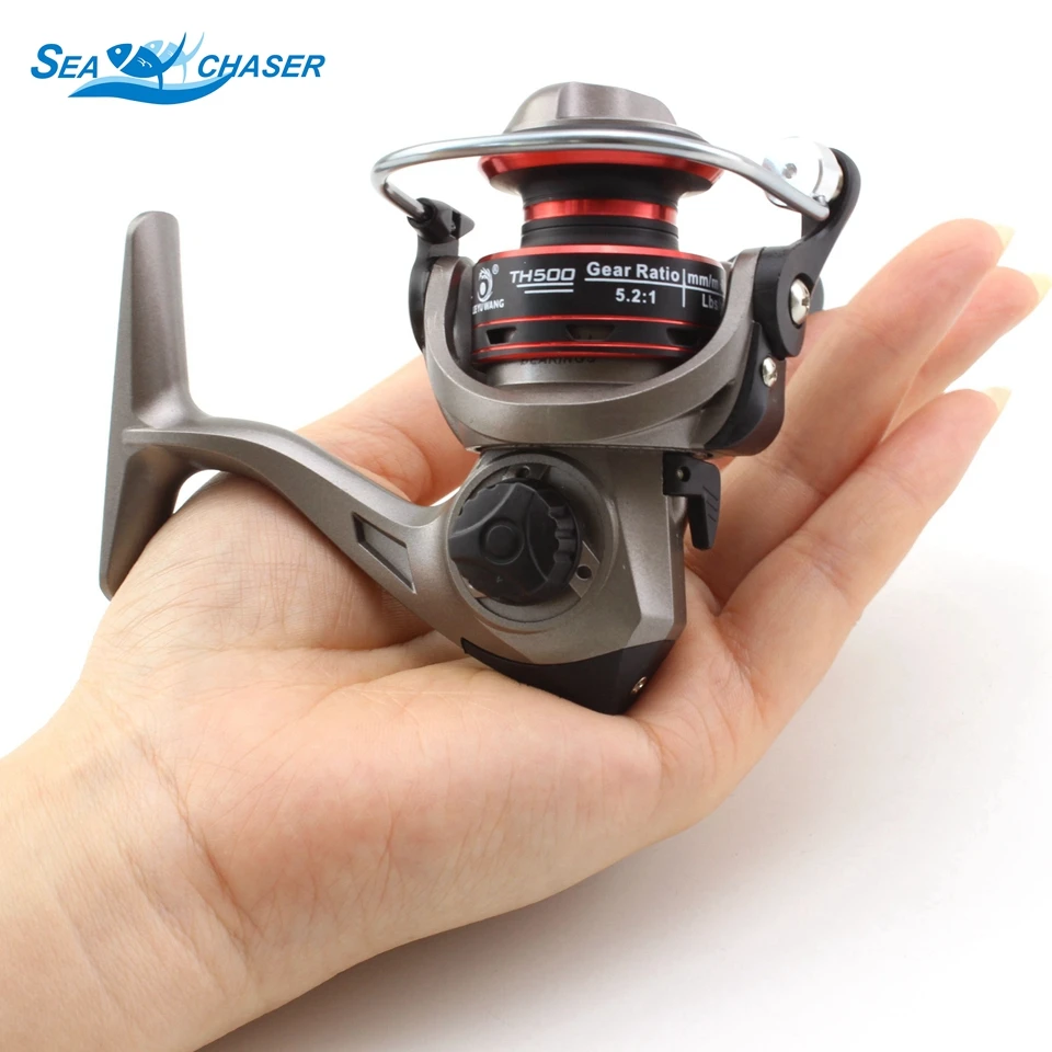 

MINI 500 Series Portable 12+1BB 5.1:1 Metal Spool Ice Fishing Spinning Reel Spinning Reel Carretilha de pesca