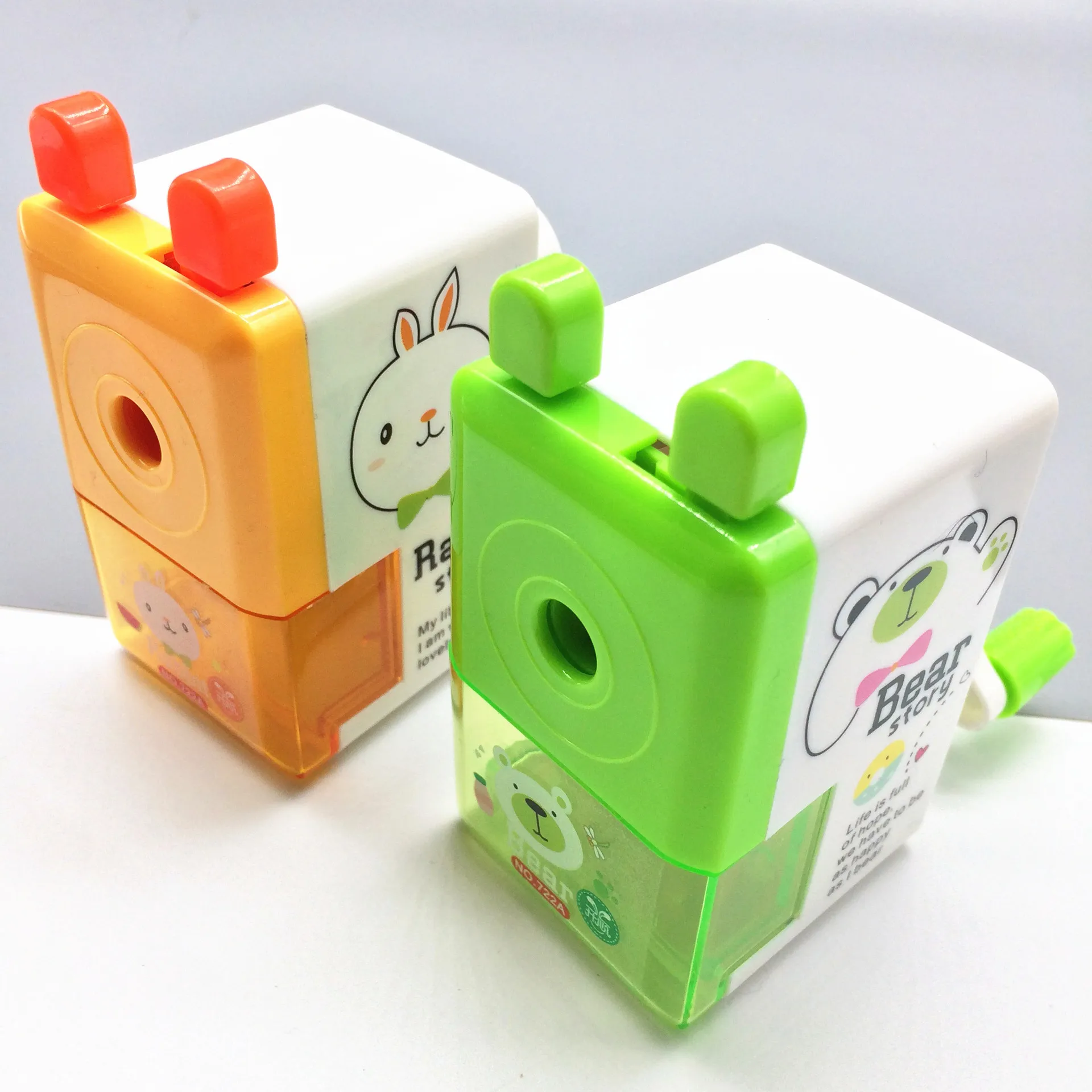 

Cartoon Pencil Sharpener Manual Pencil Sharpener Children Student Stationery Wholesale School Stationary Knife Sharpeners