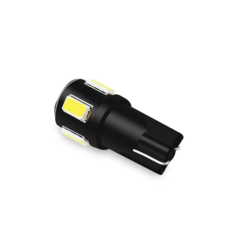 10 светодиодный т. белые Автомобильные светодиодные лампы T10 5630 6SMD 12 В|Сигнальная