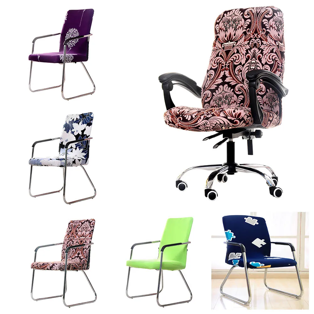 

Elasticity Office Computer Chair Cover Side Arm Chair Cover Chaise Stretch Rotating Lift Chair Cover Without Chair ZYT-03