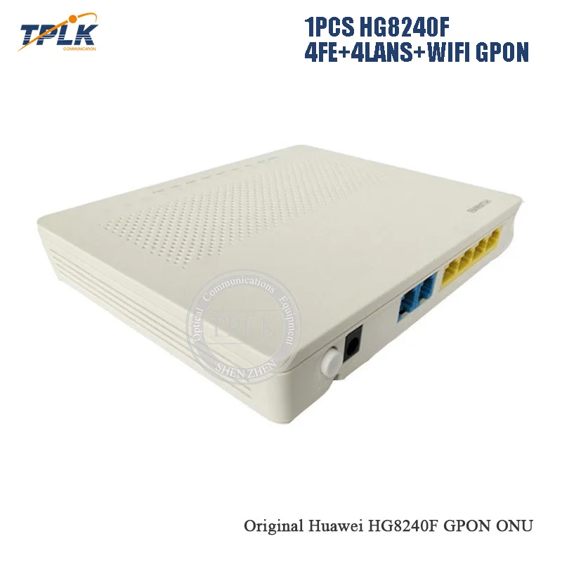 Горячие HW HG8240F с 1GE+ 3FE+ 4LANS+ wifi или 4FE+ 4LANS+ wifi GPON/EPON ONU/ONT английская прошивка FTTH FTTB FTTX сетевой маршрутизатор - Цвет: 4FE 4LANS WIFI G