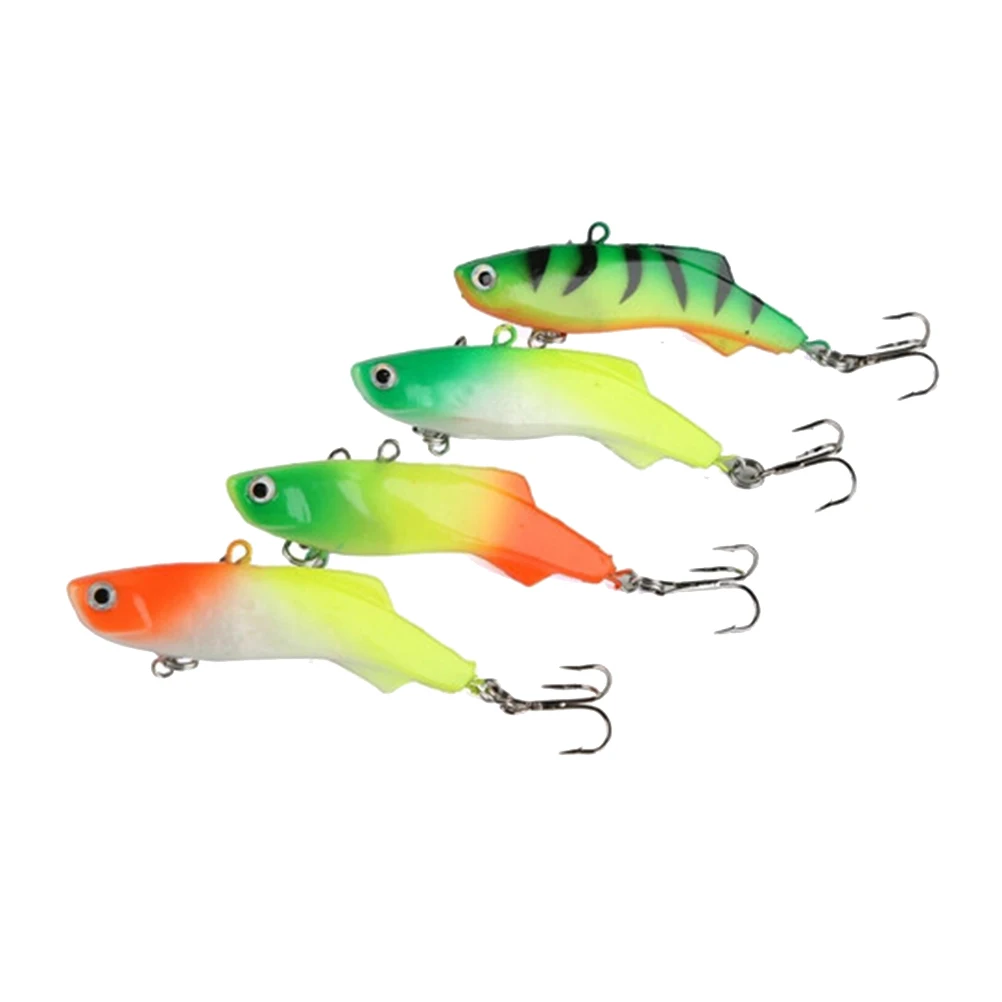 Winter Fishing Lure 1pcs VIB Ice Fishing Lure Soft Bait 7cm Isca