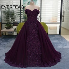 Новейшие платья для выпускного вечера, длинное бальное платье, элегантное фиолетовое кружевное вечернее платье с аппликацией, вечерние платья, vestido de festa