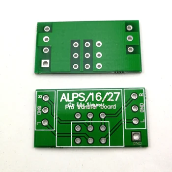 

Double sided shielding universal potentiometer board double tin plated PCB empty board compatible ALPS16 ALPS27