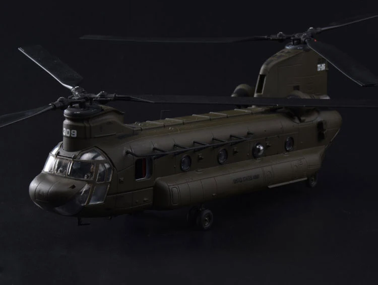 1/72 Детские литые игрушки Армейский зеленый Boeing CH-47 Chinook вертолёт, самолёт игрушка Истребитель модель игрушка в подарок для детей