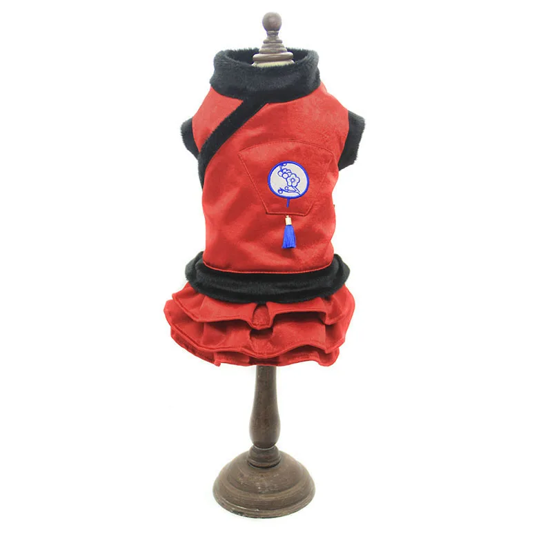 Ambaby одежда для домашних животных Новое поступление Костюм Кошки Одежда для собак китайский стиль аксессуары для домашних животных