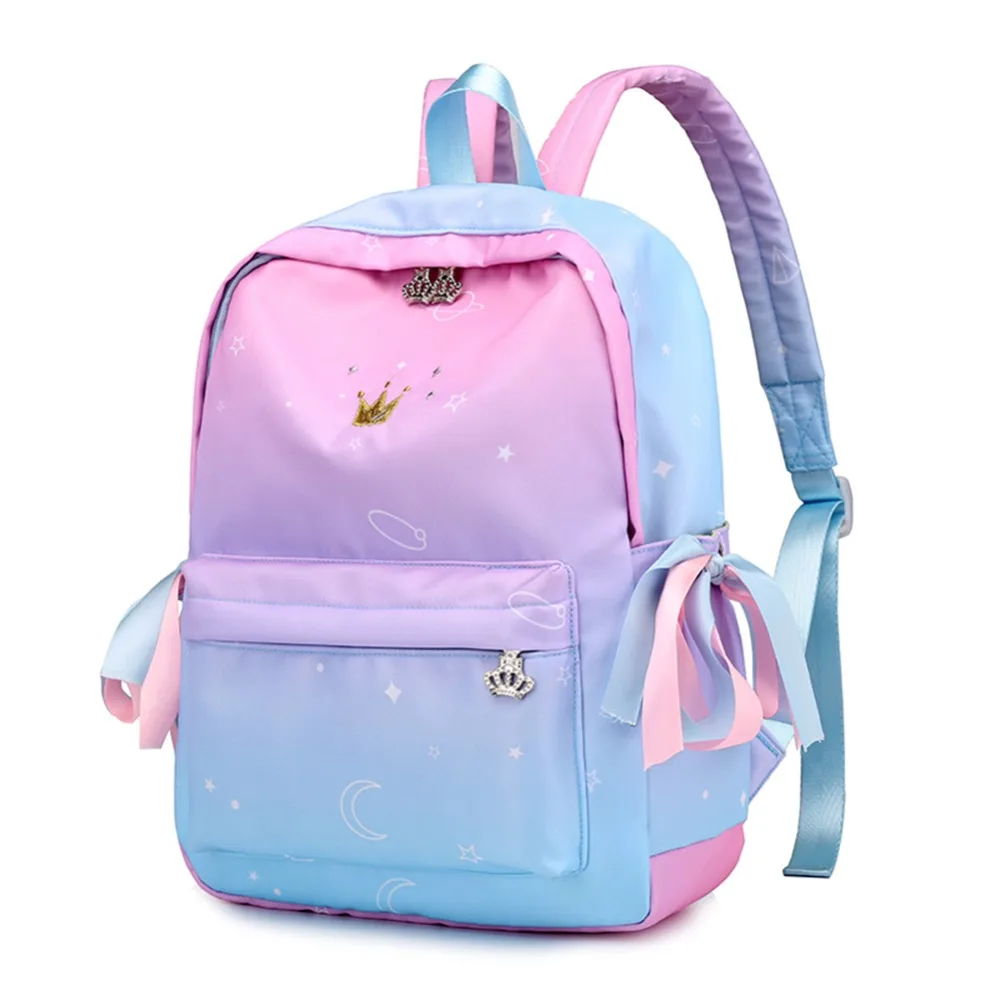 De moda adolescente Mochila chica de Nylon de la cremallera de hombro mochilas escolares de las mujeres ocasionales de gran capacidad de viaje Mochila femenina De moda adolescente Mochila chica de Nylon de la cremallera de hombro mochilas escolares de las mujeres ocasionales de gran capacidad de viaje Mochila femenina