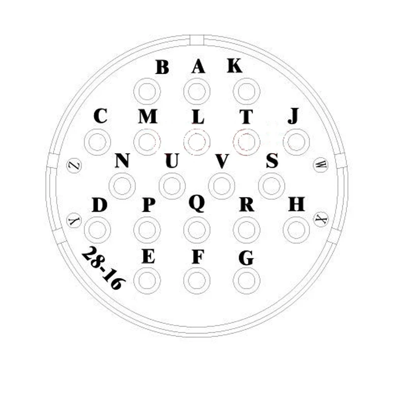 MIL-STD 5015 Servo connector Military standard connectors plug socket 28-3 28-20 28-16 28-11 28-12 28-15 28-21