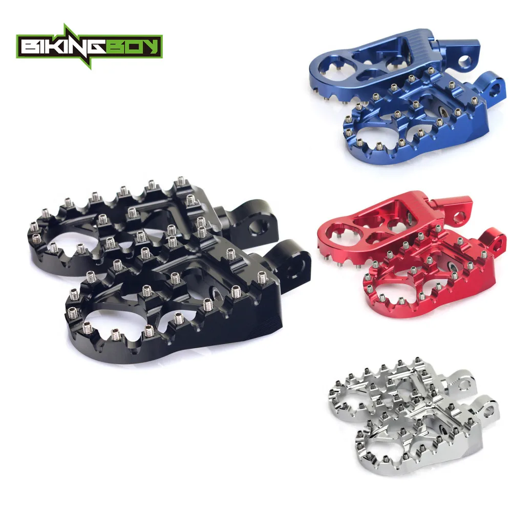 

BIKINGBOY Foot Pegs Rests Pedal Footpegs for Dyna Fat Bob FXDF Street Bob FXDB Low Rider FXDL Super Glide FXD Iron 883 Sportster