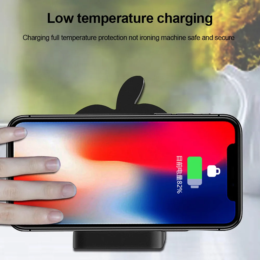 AIYIMA QI Беспроводное зарядное устройство для iPhone X XS XR 8 8Plus автомобильный держатель