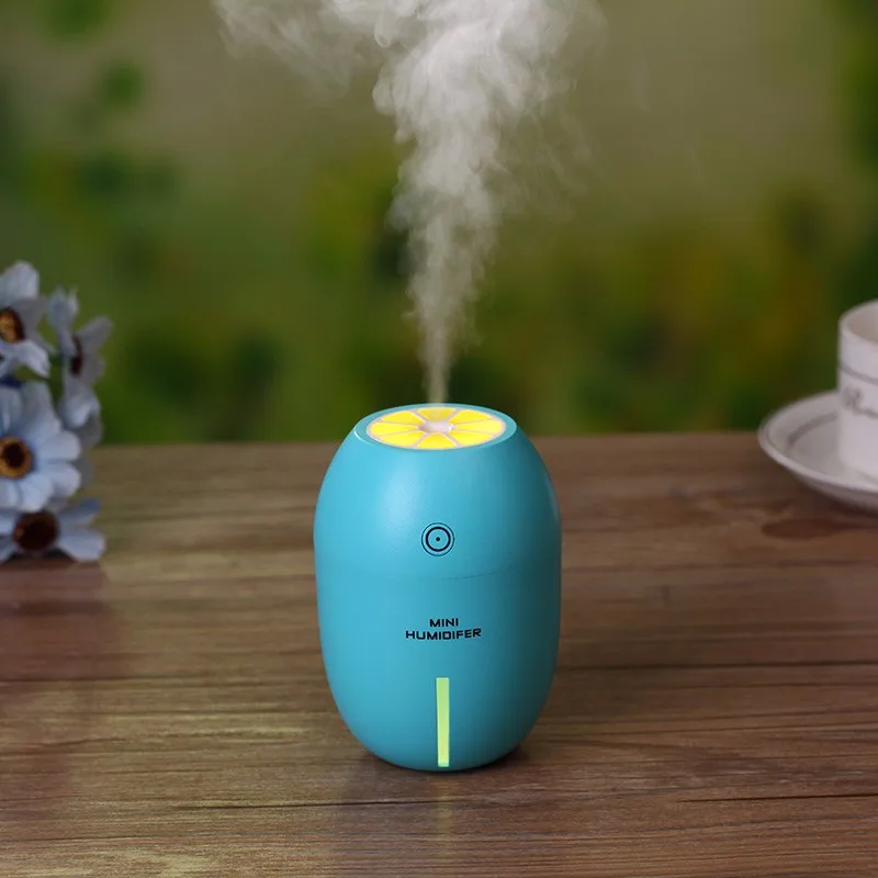New Mini Usb Portable Ultrasonic font b Humidifier b font 180ml LemoDc 5v Led Light Air