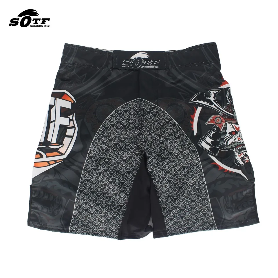 Men's shorts kickboxing short muay thai MMA trunks mma shorts camo boxe Boxing Sanda fight wear tatami Pants