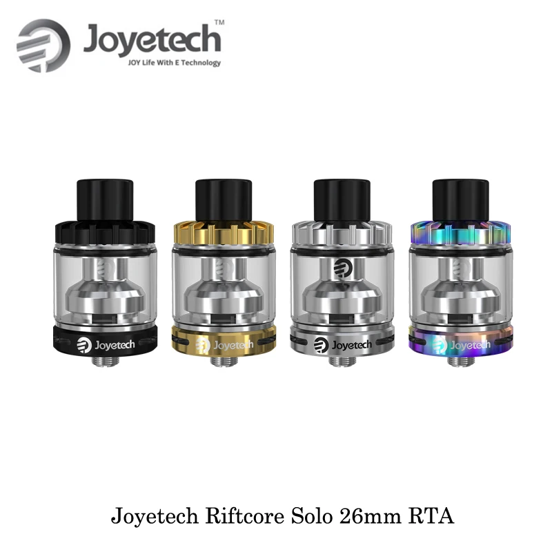 

Electronic Cigaratte Joyetech Riftcore Solo 26mm RTA Tank Atomizer 3.5ml RFC Heater SelfCleaning Vape Vaporizer VS Riftcore Duo