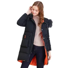 KMETRAM/зимнее теплое пальто для женщин, толстый 90% белый пуховик на утином пуху, Женская куртка с воротником из натурального меха енота, с капюшоном, винтажные Длинные парки MY454