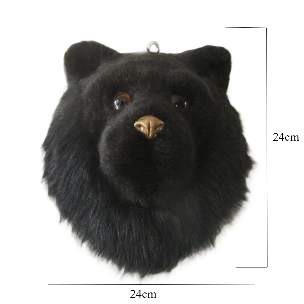 Plastic Animal Head Model Decorative Wall Mounted Art Sculpture Decorative Wall Mounted Art Sculpture