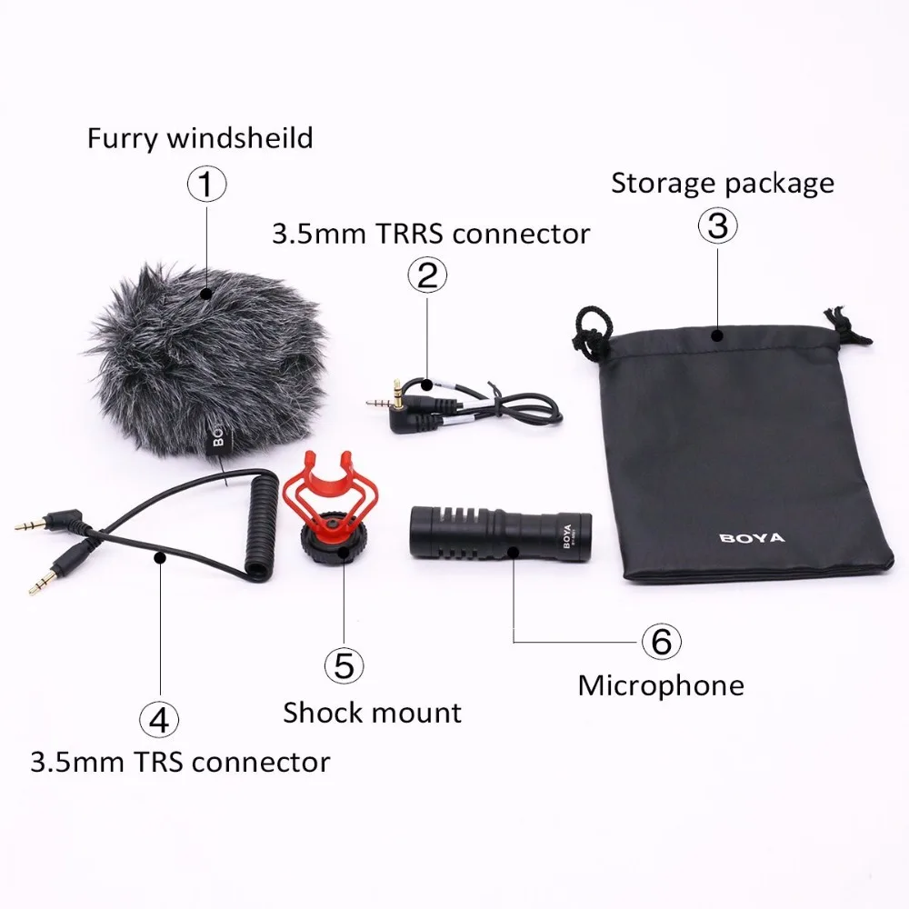 BY-MM1 Запись видео Микрофон компактный VS Rode VideoMicro накамерный Запись микрофон для iPhone X 8 7 huawei Nikon Canon DSLR