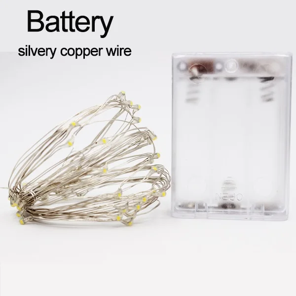 Battery Box white 2 м 5 м 10 м светодиодный Медный провод шнура светильник с бутылкой фиксаторы уход за кожей лица маска для Стекло Craft бутылка пива Волшебные украшения на День святого Валентина, свадьбу лампа Вечерние - Испускаемый цвет: Battery Box white