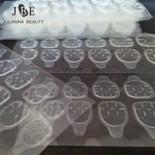 50 листов/лот двухсторонний клей прозрачный Воздухопроницаемый стикер липкий клей для ногтей для поддельных ложных художественное оформление ногтей инструменты